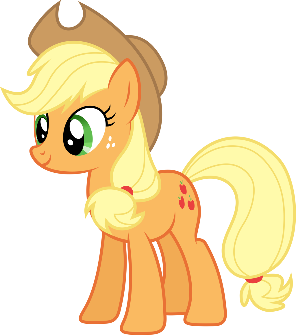 my little pony applejack base my little pony applejack base