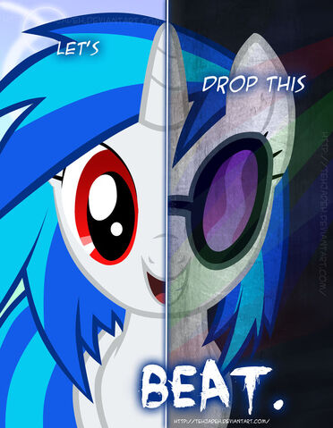 File:Mlp two sides of vinyl scratch by tehjadeh-d4m969r.jpg