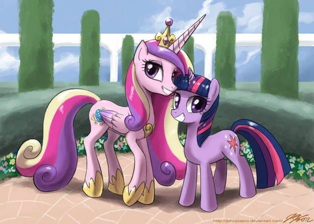 File:Princess Cadence+Twilight Sparkle.jpg