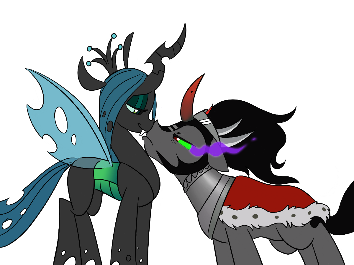 queen chrysalis and fluffle puff coloring pages - photo #14