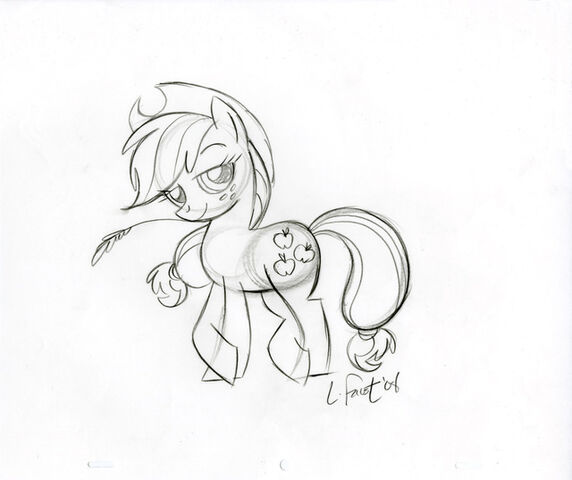 파일:Applejack Sketch.jpg
