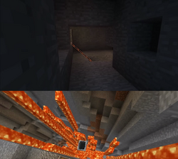 Minetrack and ravine
