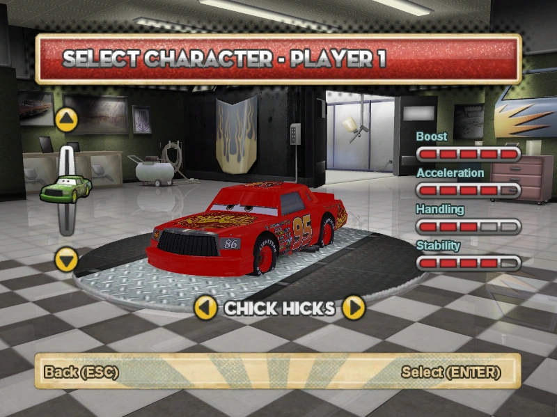 Image Rusteze Chick Hicks Preview.png Cars Video Game Modding Wiki FANDOM powered by Wikia
