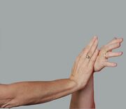 Push Hands-close up