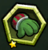 Green Comfy Mittens