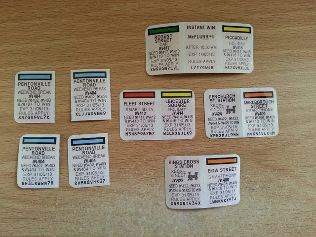 Image - McDonalds Monopoly Game Pieces UK.jpg | Monopoly ...