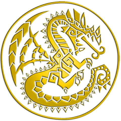 File:Monster Hunter Logo Gold.png