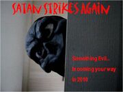 Satan Strikes Again Poster Sep;tember 2010