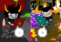 Gamzee and Tavros chatting
