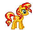 Sunset Shimmer pony idle.gif