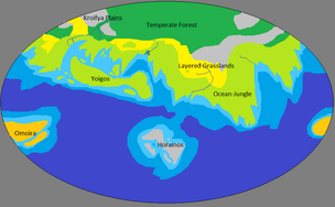 Alakla projection map
