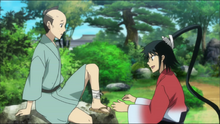 Jinbei helping someone