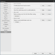 Preferences Plugins
