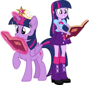 Twilight sparkle and twilight sparkle eg.png