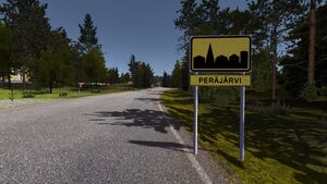 Peräjärvi sign