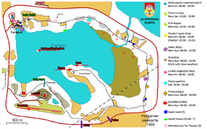 Peräjärvi map with locations