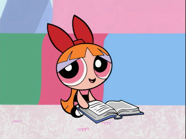 File:Blossom está leyendo.png