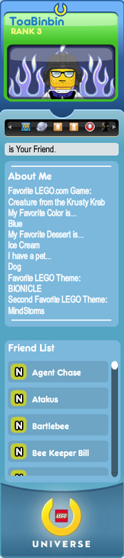 Lego universe skin