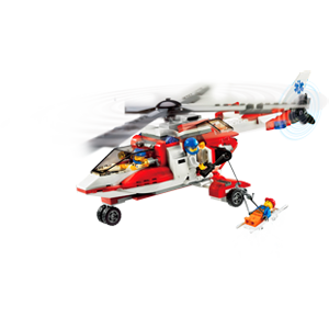 rescue lego helicopter