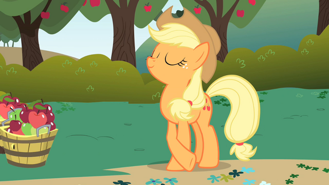 File:1000px-Applejack crosslegged.png