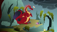Fluttershy vs drago.png