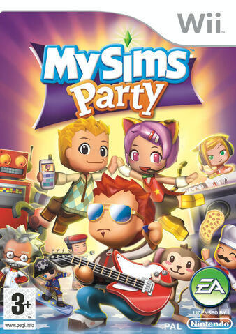 Fichier:Jaquette MySims Party Wii.jpg