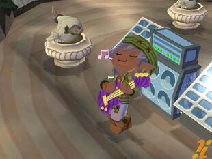 Leaf Playing Ugly Guitar