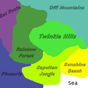 Rainbow Forest Map