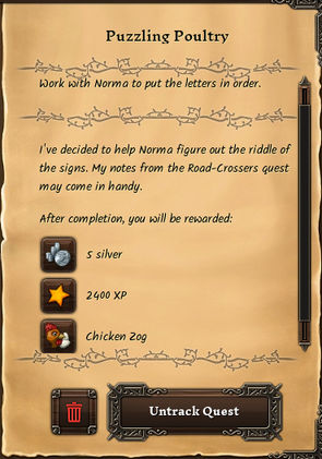 Puzzling poultry