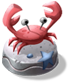 Crab statue
