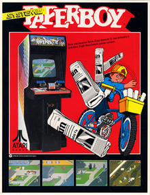 Paperboy arcadeflyer