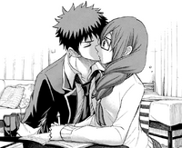 Ryu quickly kisses Meiko