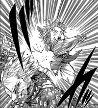 Meliodas punches Ban
