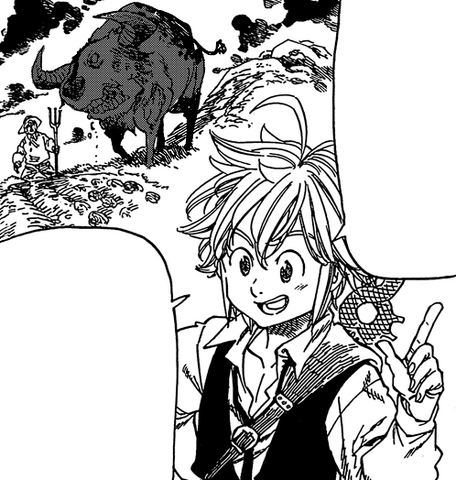 File:Meliodas talking about the dusk bison.png