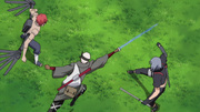 Omoi dan Kankuro menyerang Shin.png