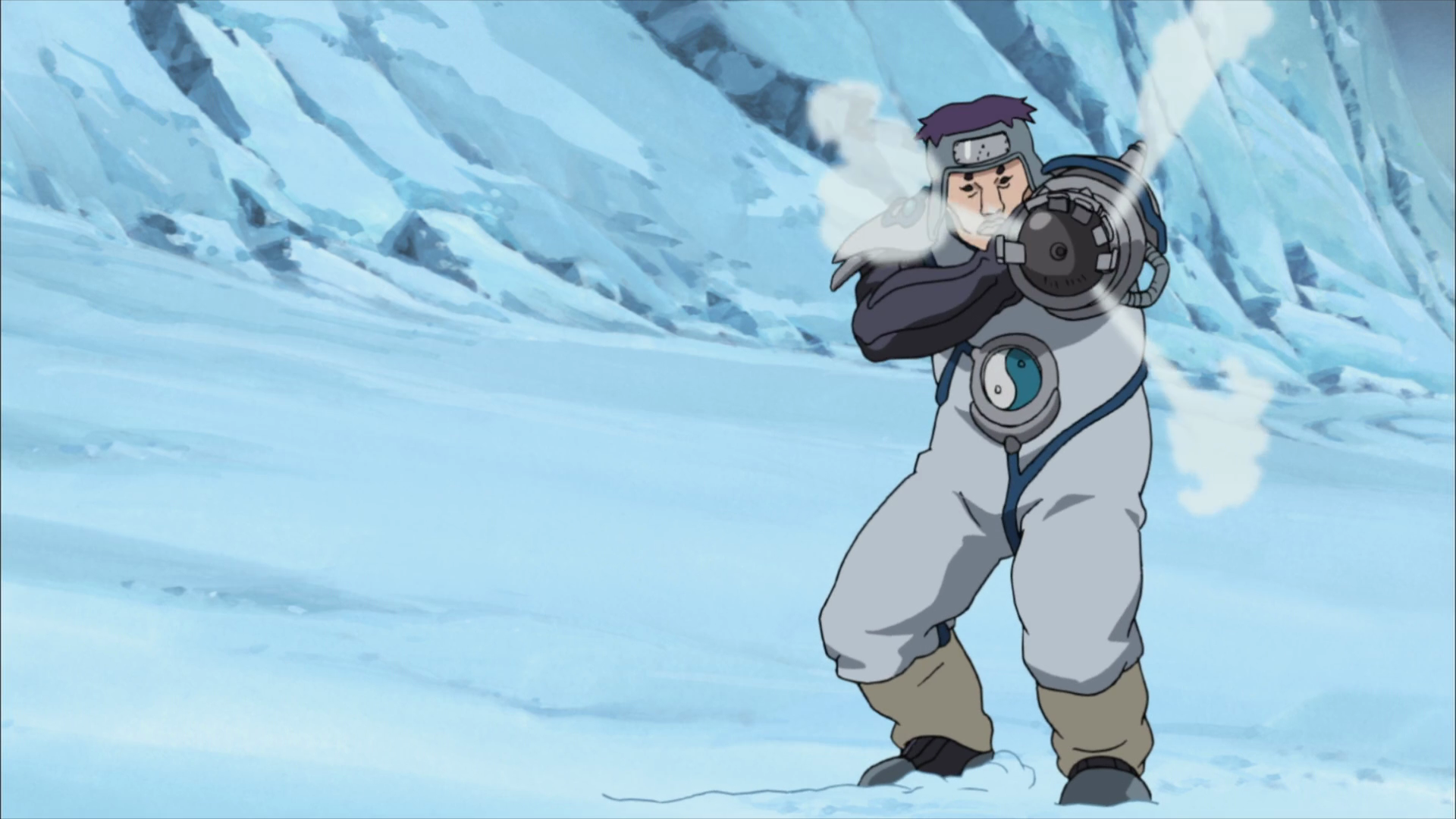 anime snow storm boy anime snow storm boy