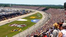 2014 quicken loans 400 from the grand stands