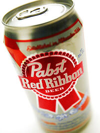 Pabst Red Ribbon Can
