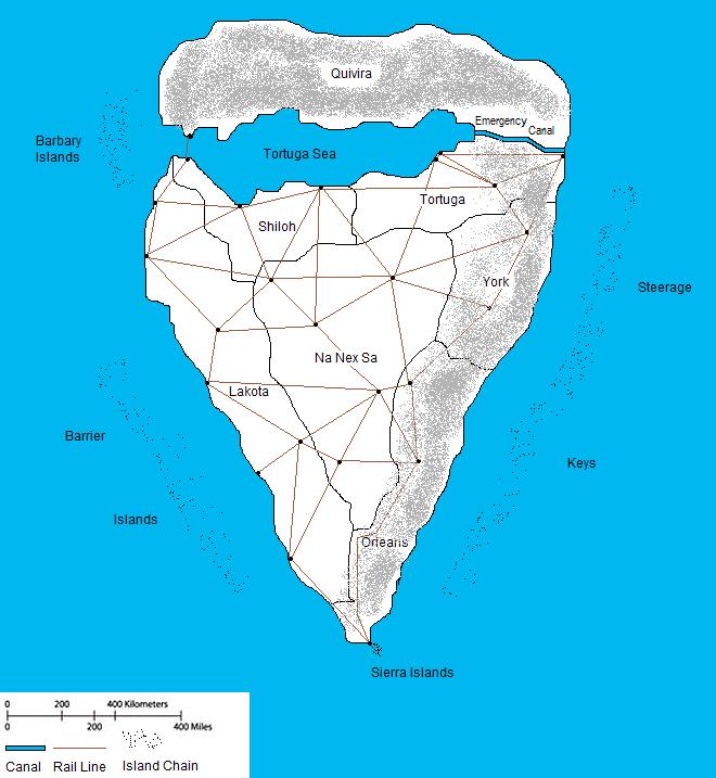 The American Privateer Map
