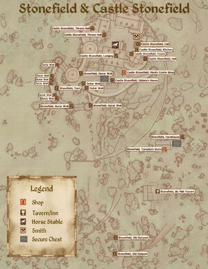 Castle Stonefield Map