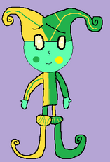 Yellow and Green Jester