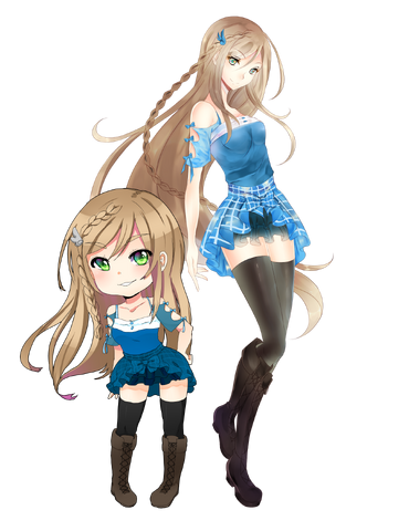 File:Momo with Chibi.png