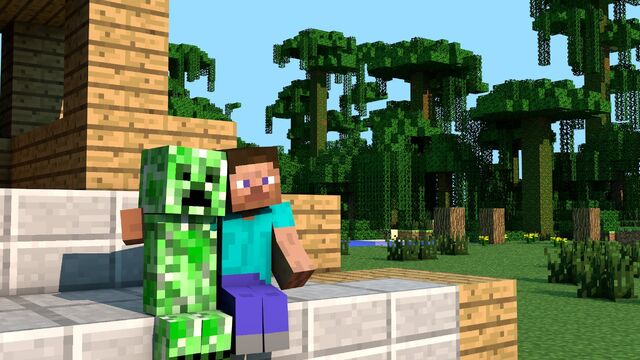 File:Creeper-Steve-Minecraft-HD-Wallpaper.jpg