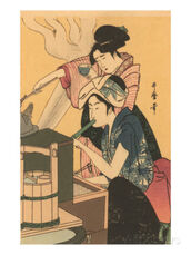 Japanese-woodblock-cooking