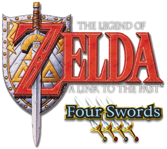 File:The Legend of Zelda - A Link to the Past Four Sword logo.png