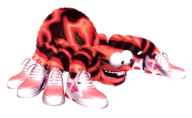 File:Squitter the Spider (Donkey Kong Country 2).png