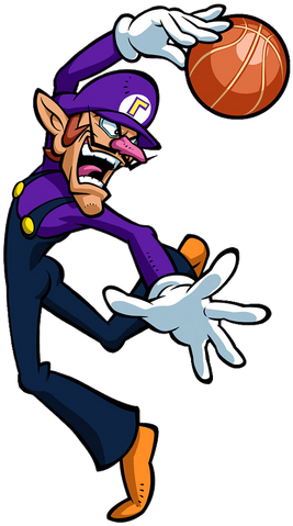 File:Waluigi Artwork - Mario Hoops 3-on-3.png