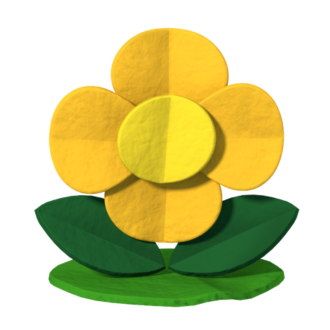 File:Paper Mario Color Splash Flower Yellow.png