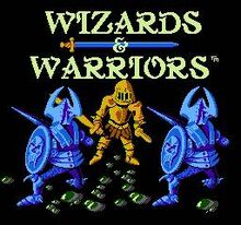 Wizards & Warriors Title Screen
