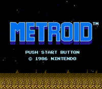 Metroid Title Screen